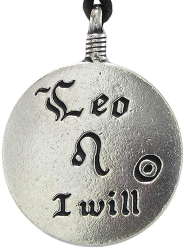 Soloman Pentant~Pewter Leo"The Lion" Zodiac Sign Astrology Pendant