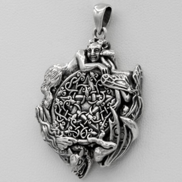Sterling Silver Fairy Pentacle Pendant