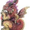 Magicun N.Giftware~Ruby Dragonling Figurine 16cm Red