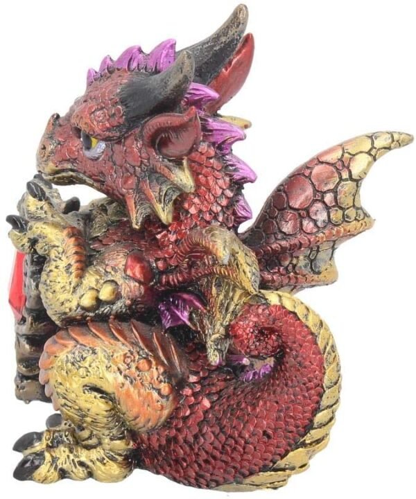 Fantasy Collection~ Ruby Dragonling Figurine 16cm Red