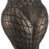 Magicun  Collection~Resin Mantel Clocks Bronze/Copper Finish Steampunk Owl Mantel Clock 5 X 10.5 X 5 Inches Copper