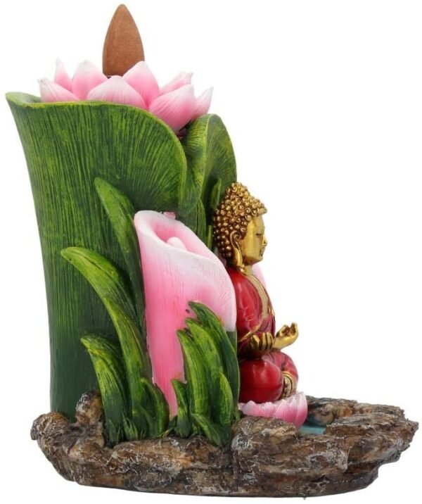 Magicun N.Giftware~Green Enlightened Sanctuary Incense Burner 17cm, 14cm