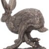 Animal Collection~ Flight Hare Figurine 21.5cm Bronze, Resin, One Size