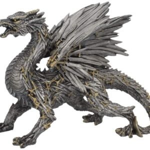 Steampunk Collection~Swordwing 29.5cm Figurine, Silver, One Size