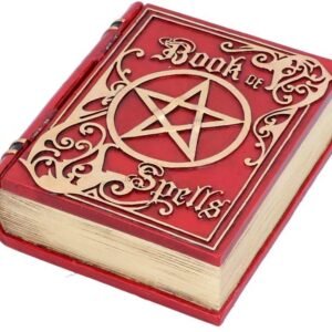 Wiccan Collection~Book of Spells Red 15.5cm, One Size