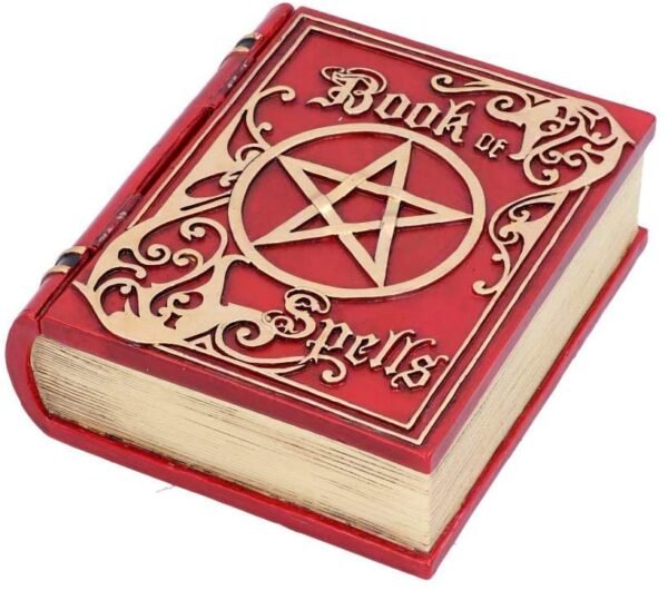 Wiccan Collection~Book of Spells Red 15.5cm, One Size
