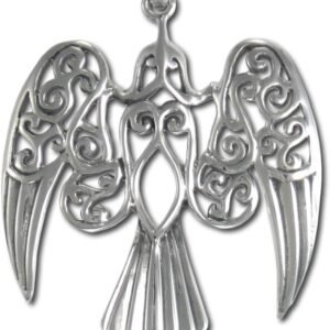61GYt6woBjL._AC_SL1000 Sterling Silver Large Morrigan Raven Necklace with Cable Chain (16-30 Inches)