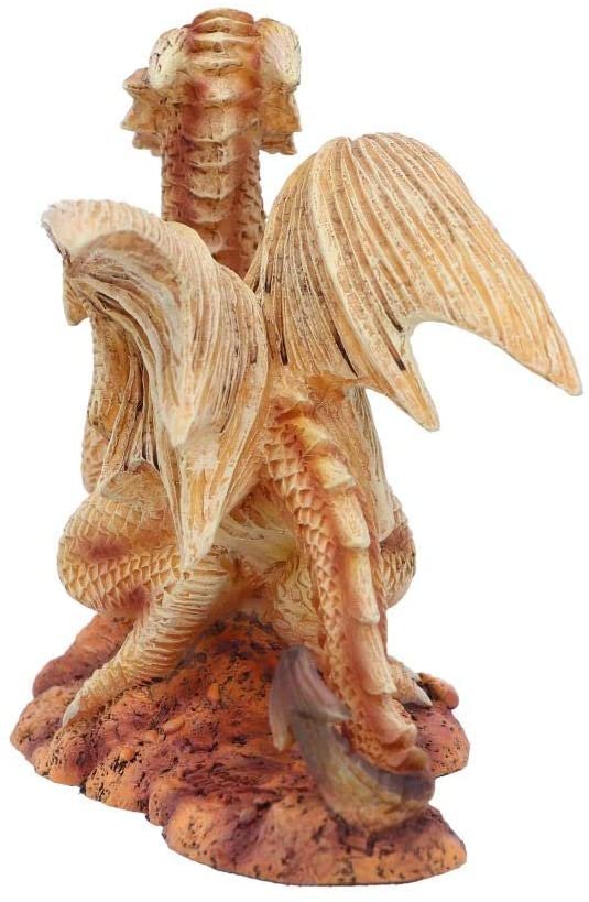 Artist Collections~ Anne Stokes Age Small Desert Dragon Figurine, Yellow, 13cm