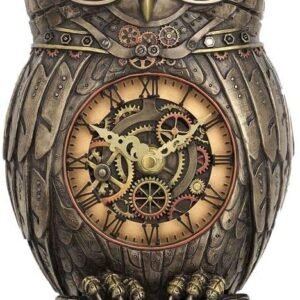 Magicun N.Giftware~Chronology Wisdom 31.5cm Clock, us:one Size, Bronze