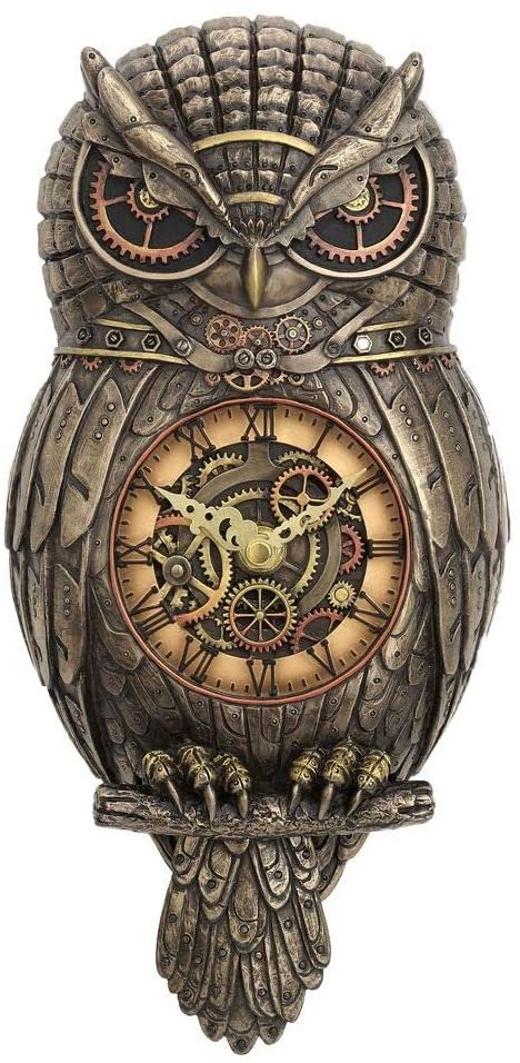 Steampunk Collection~Chronology Wisdom Clock 34cm Bronze