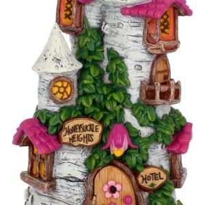Fantasy Collection~ Honeysuckle heights Fairy House Figurine 28cm White
