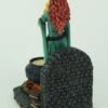 Magicun  Collection~Resin Statues Brigid Goddess Of Hearth & Home Standing Holding Sacred Flame Statue 7 X 9.5 X 5.5