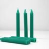 Home Decor~Pack of Twelve Green Luck Altar/Spell Candles