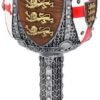 Mythology Collection~ English Goblet 17cm Grey, Resin w/Stainless Steel Insert