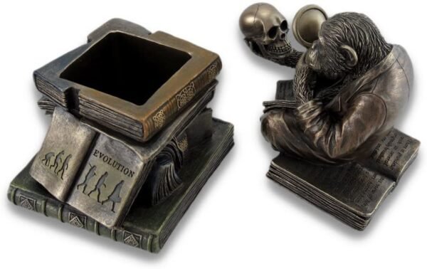 Magic  Collection~Smart Chimpanzee Scholar Trinket Box Stash Box