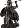 Magicun  Collection~Large Spartan King Leonidas with Sword and Shield Bronzed Statue