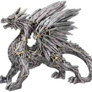 Steampunk Collection~Swordwing Small 20.5cm Figurine, Silver, One Size