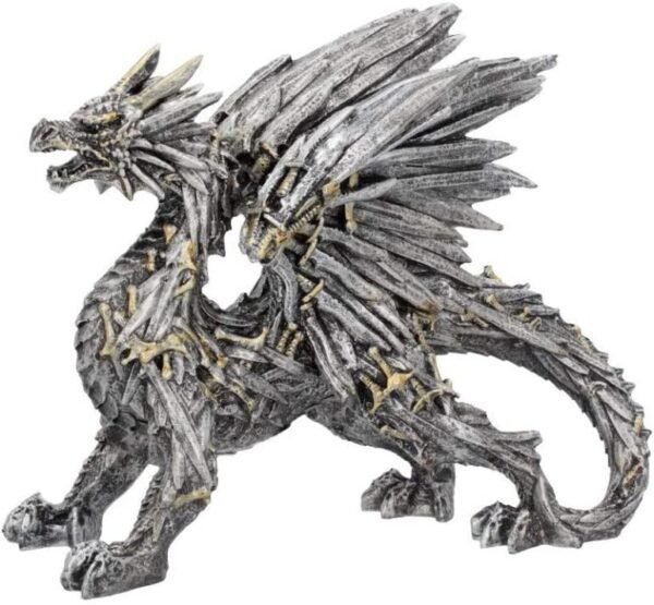 Steampunk Collection~Swordwing Small 20.5cm Figurine, Silver, One Size