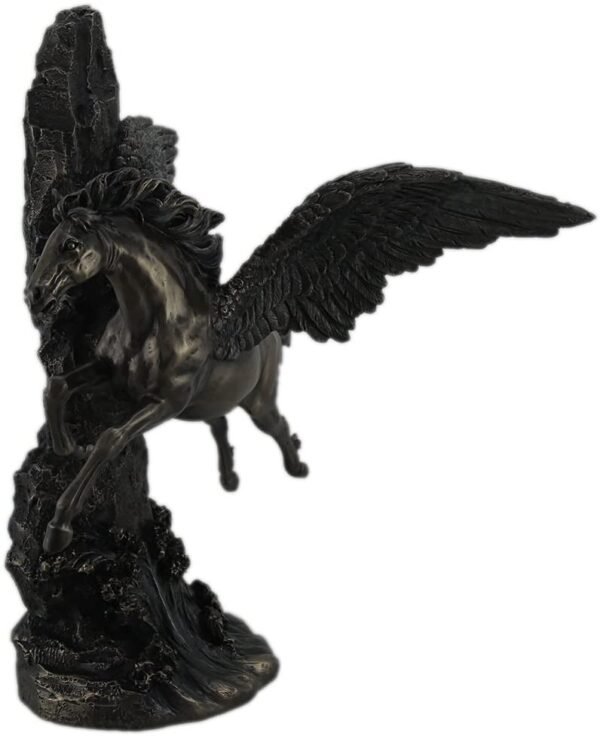 Magic  Collection~Pegasus Flying and Galloping Through Cliffs Mythology Statue