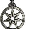 Soloman Pentant~Pewter Seven Pointed Fairy Star Pendant