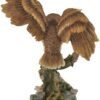 Magic  Collection~Owl Spreading Wings on Perch Statue