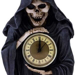 Dark Collection~Darkest Hour Clock 32cm Black