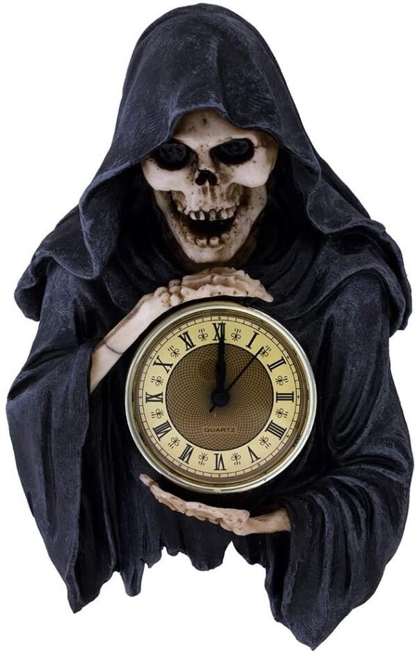 Dark Collection~Darkest Hour Clock 32cm Black