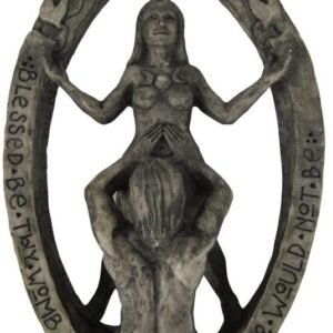 Magicun Altar~Drawing Down The Moon Wall Plaque Stone Finish