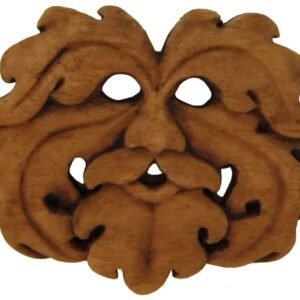 Magicun Altar~Oak King Leaf Man Plaque Wood Finish