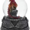 Fantasy Collection~ Enchanted Ruby Snowglobe 13cm Red