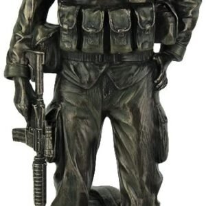 Magic  Collection~U.S. Female Soldier - Defend & Serve Statue Sculpture Figurine