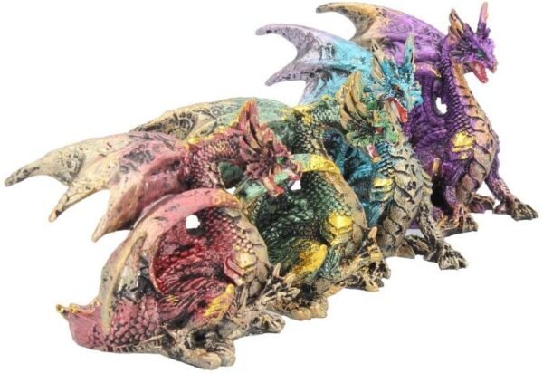 Fantasy Collection~ U2007F6 Precious Wings 9.3cm Set of 4, Figurine, Multi-Colour
