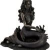 Magic  Collection~Enchanted Song Bronze Finish Mermaid Sitting On Ocean Floor Statue