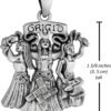 Sterling Silver Celtic Goddess Brigid Pendant