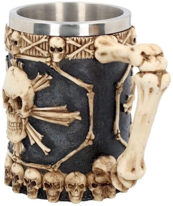 Magicun N.Giftware~Large Tankard Of Skulls (16cm)