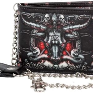 Dark Collection~Baphomet Wallet, Black, One Size
