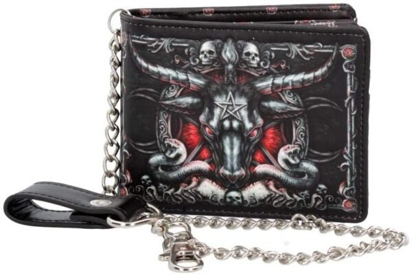 Dark Collection~Baphomet Wallet, Black, One Size
