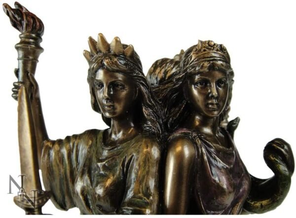 Magicun N.Giftware~Hecate Goddess of Magic 21cm Figurine, us:one Size, Bronze