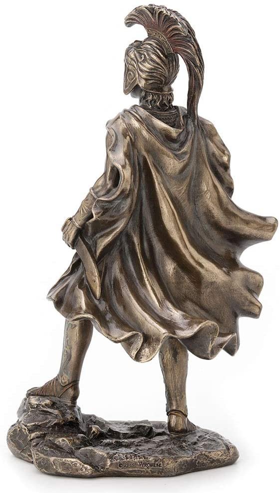 Magic  Collection~9.75 Inch Alexander The Great Greek Roman Warrior Historical Antique Bronze Finish Statue Figurine Sculpture