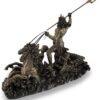 Magicun  Collection~Poseidon Driving Hippocampus Drawn Chariot Bronzed Statue