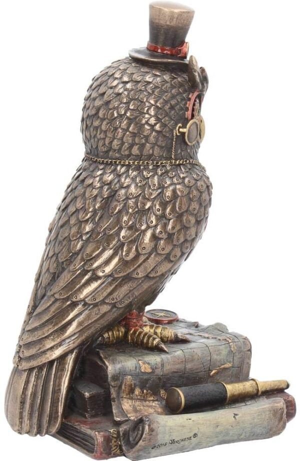 Steampunk Collection~Time Wise Figurine 20.5cm Brown, Resin, One Size