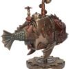 Steampunk Collection~Sub Piranha Figurine 22.5cm Orange, Resin