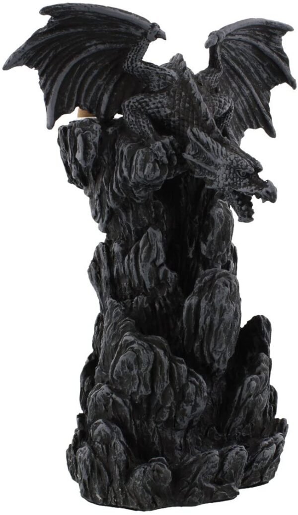 Nemesis Now Dragon Tower Incense Burner 24.5cm Black, Resin, 20cm