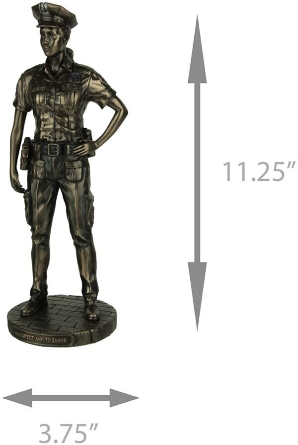 Magic  Collection~Police Woman to Protect and Serve Police Officer Tribute Statue