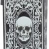 Dark Collection~C3550J7 Skull Tarot Purse 19cm Black, PU, 18.5cm