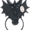 Magicun N.Giftware~Nemesis Black Dragon Door Knocker - 20cm / 8"