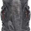 Magicun N.Giftware~- Baphomet Head Sabbatic Goat & Pentagram Tankard - 16.5cm