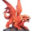 Artist Collections~ Anne Stokes Age Small Fire Dragon Figurine, Red, One Size