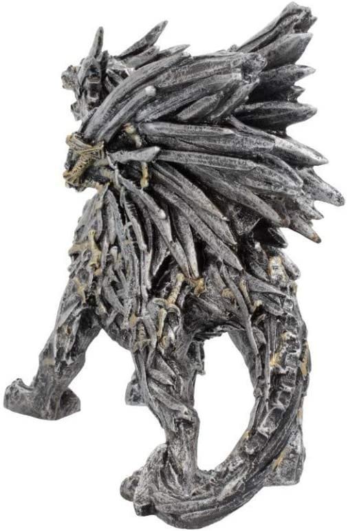 Steampunk Collection~Swordwing Small 20.5cm Figurine, Silver, One Size