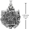 Sterling Silver Fairy Pentacle Pendant